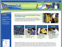 Tablet Screenshot of pinnacleplasticproducts.com